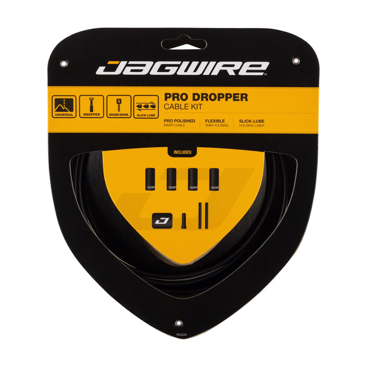 Набор рубашки и тросика подседельного штыря Jagwire Pro Dropper Kit Black