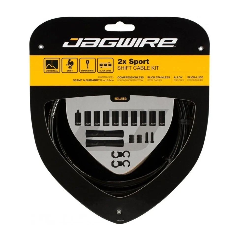 Набор рубашек и тросиков переключения Jagwire Sport Shift Kit 2X Black