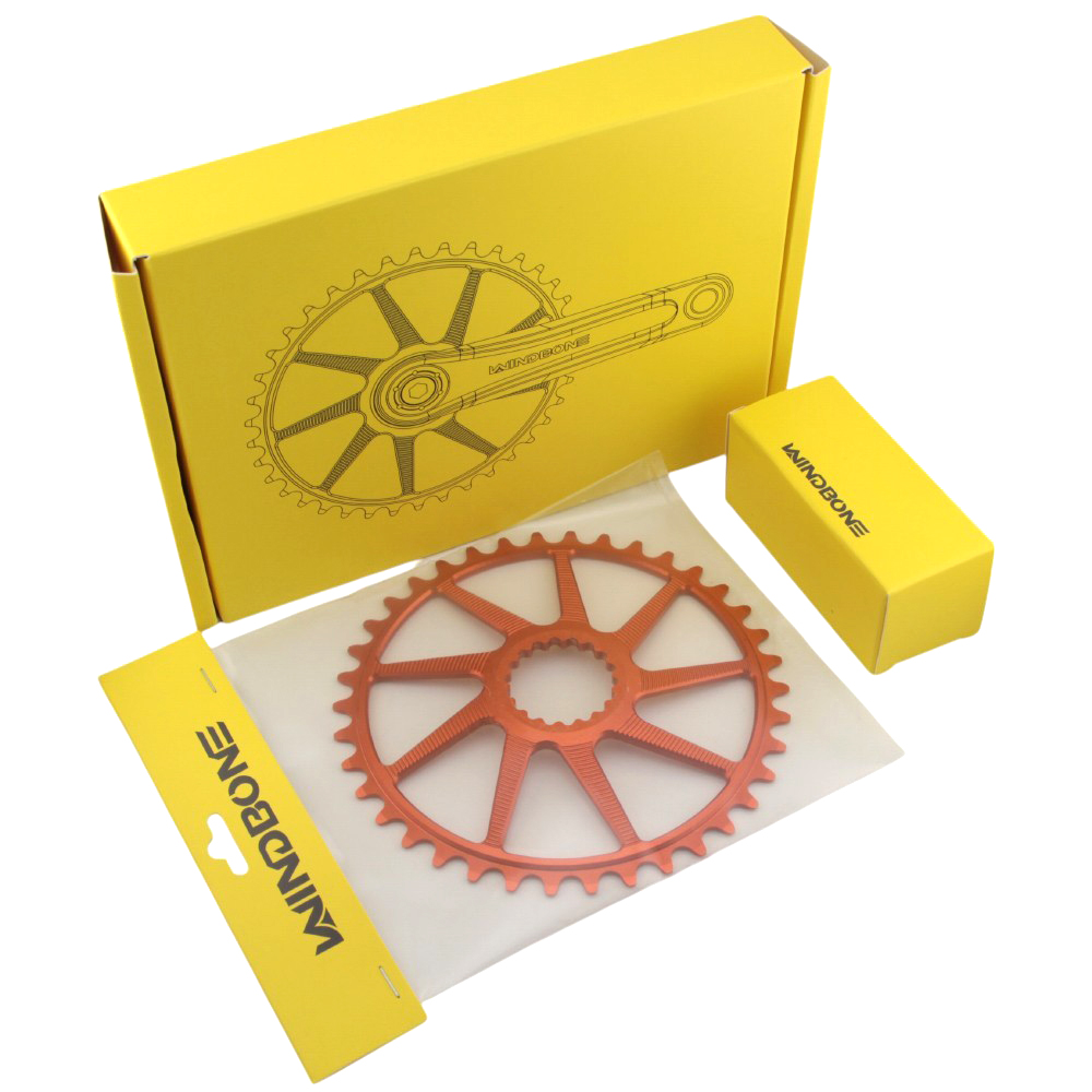 Система BMX Wind Bone 145MM оранжевая