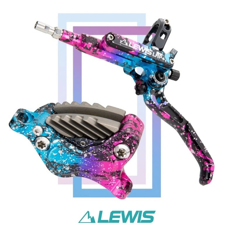 Комплект дисковых тормозов Lewis LHP+ U4 Axial Cylinder 4 поршня, 900/1800mm, mineral oil, Nebula
