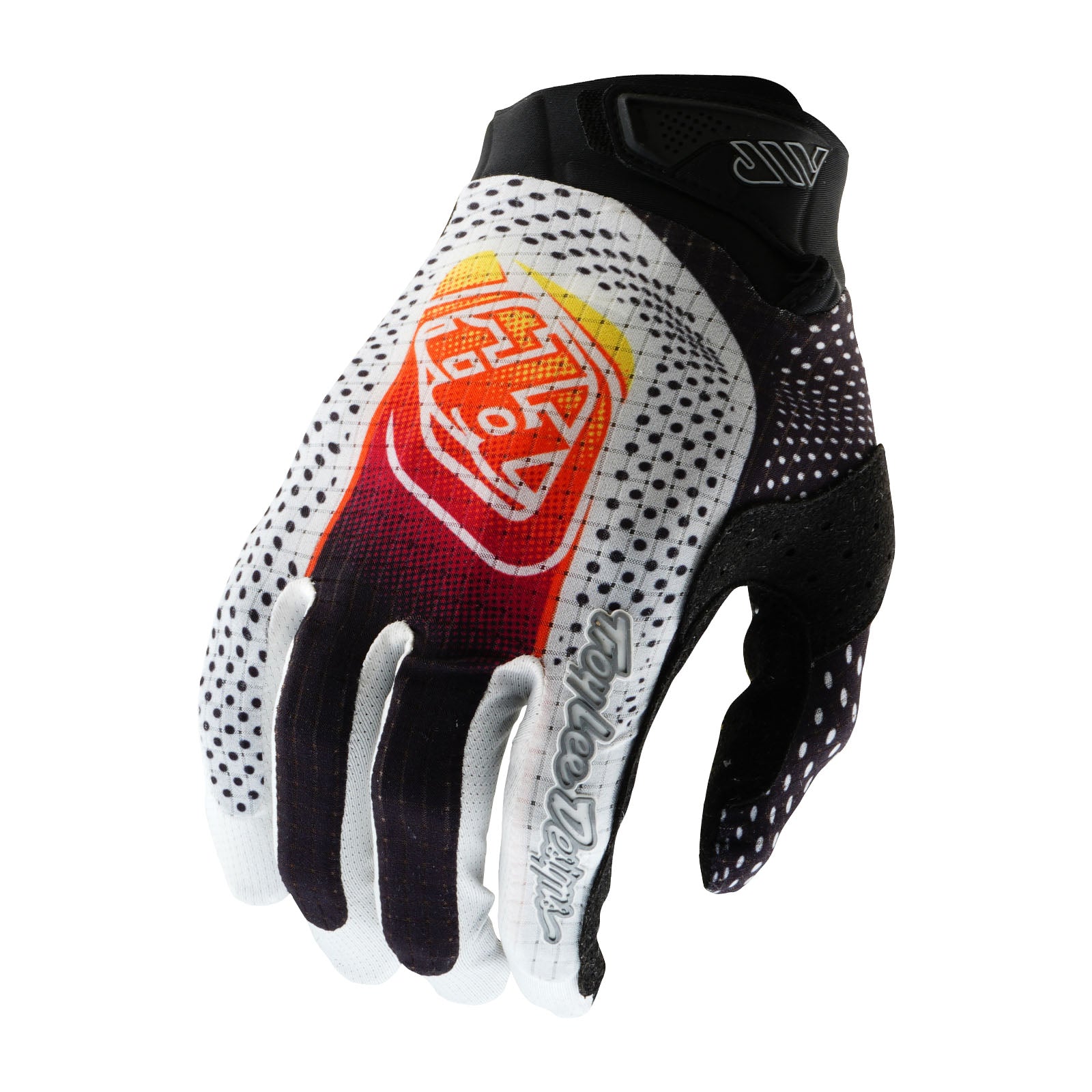 Велоперчатки Troy Lee Designs AIR GLOVE optic white-black S