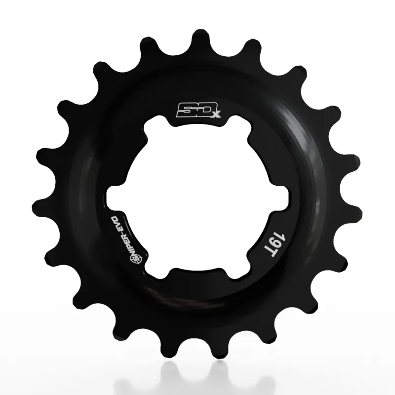 Звезда задняя SD-X Sniper Evo Alloy Cog 19T Black