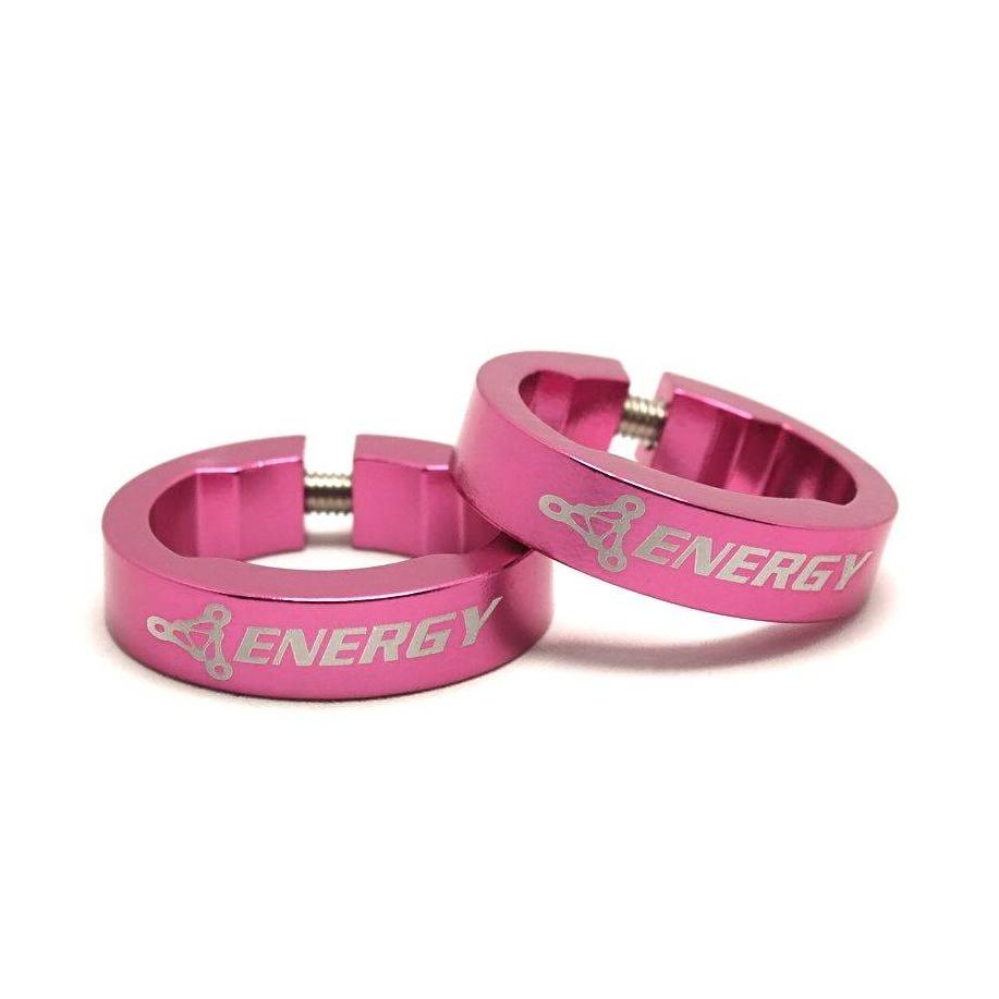 Кольца грипс Energy Lock On, 4 шт, розовые