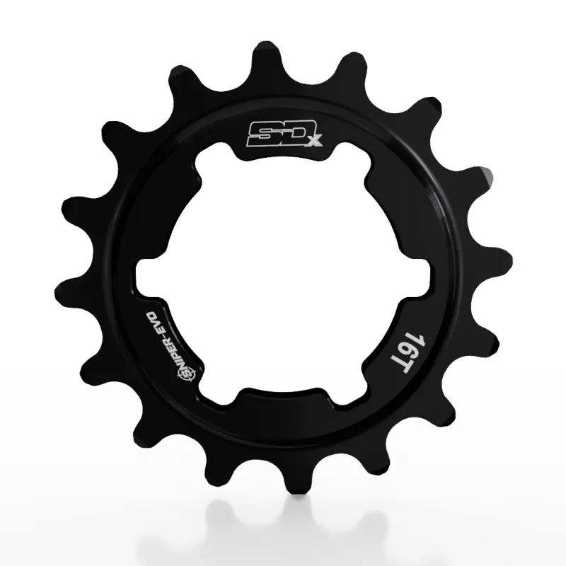 Звезда задняя SD-X Sniper Evo Alloy Cog 16T Black