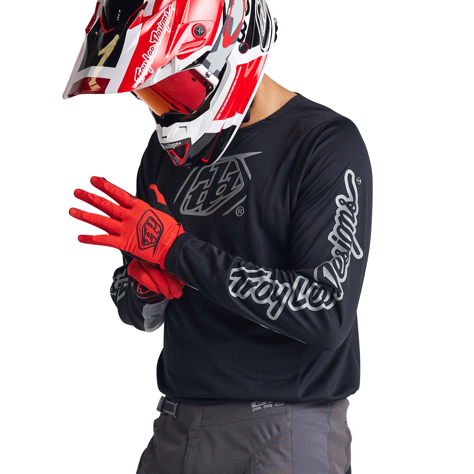 Велоджерси Troy Lee Designs GP PRO JERSEY; ICON BLACK / GRAY LG