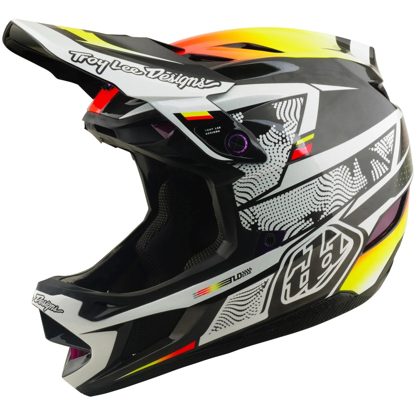 Велошлем Troy Lee Designs D4 CARBON HELMET; LINED UP BLACK MD