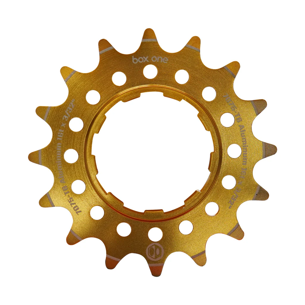 Звезда задняя BOX One 3/32 CNC AL 7075 Cog 16T Gold