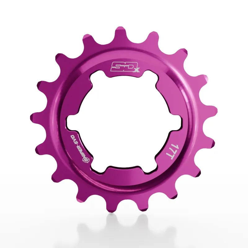 Звезда задняя SD-X Sniper Evo Alloy Cog 17T Pink