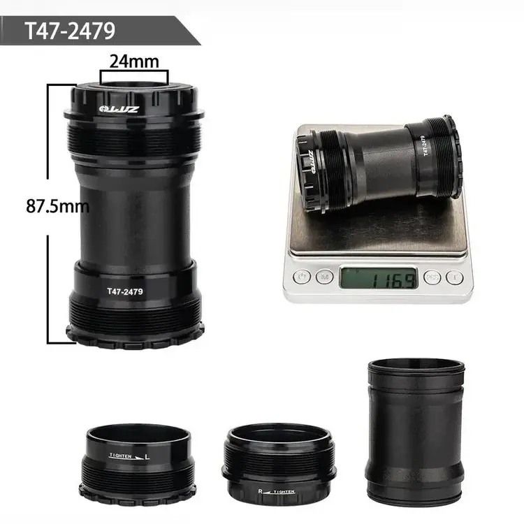 Каретка ZTTO T47-2479 79мм, под вал шатунов Shimano 24мм