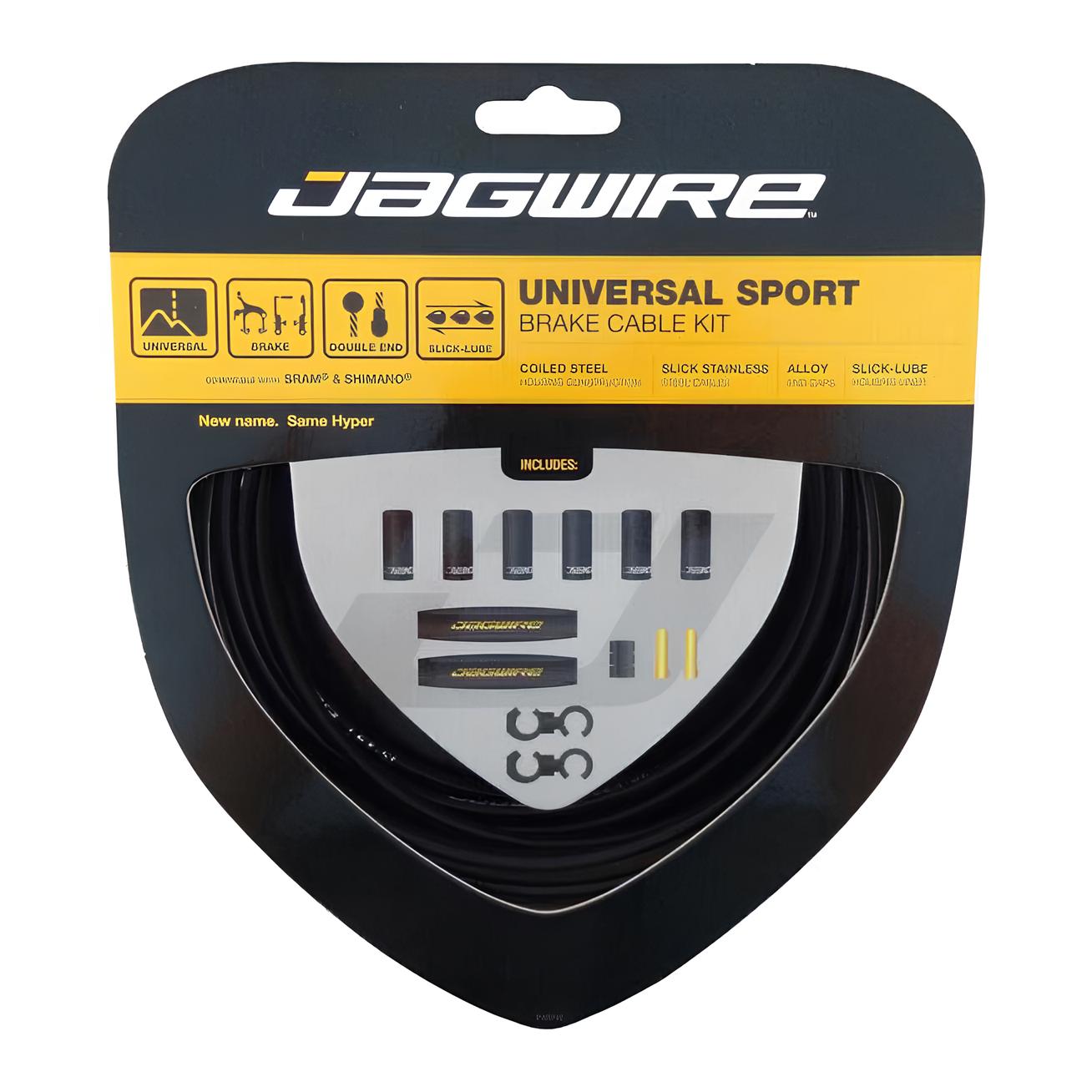 Набор рубашек и тросиков тормоза Jagwire Universal Sport Brake Kit Black