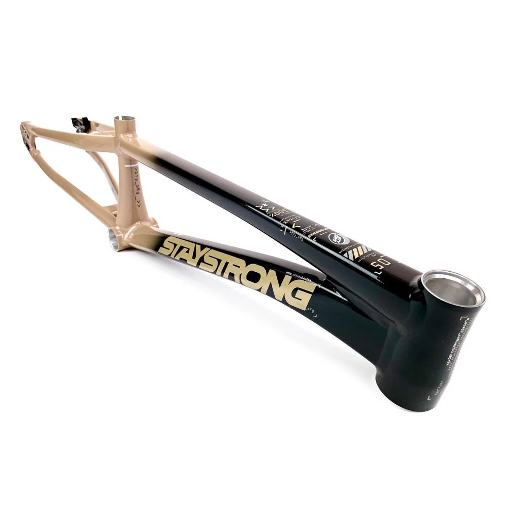 Рама BMX-race StayStrong V5 2024 PRO XL Disc Black-Tan