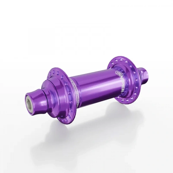 Втулка передняя SD-X Sniper Evo Air (Expert) Front Hub 28H, 10mm, Purple
