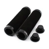 Грипсы Energy Leather, 130 мм, черные, с кольцами
