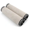 Грипсы Energy Leather, 130 мм, белые, с кольцами