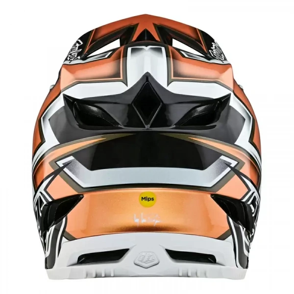 Велошлем Troy Lee Designs D4 CARBON HELMET; BLACK/ORANGE MD