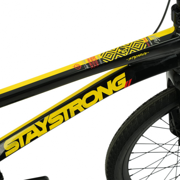 Рама BMX-race StayStrong V5.1 2026 Mini Disc Black/Yellow