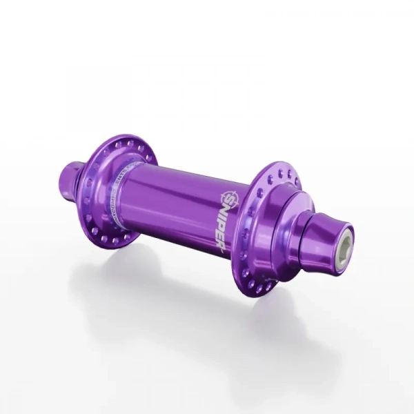 Втулка передняя SD-X Sniper Evo Air (Expert) Front Hub 28H, 10mm, Purple
