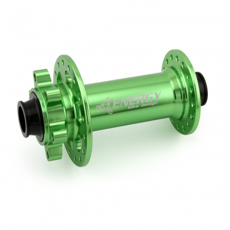 Втулка передняя Energy FH618 Boost, 32H, 110х15mm, зеленая