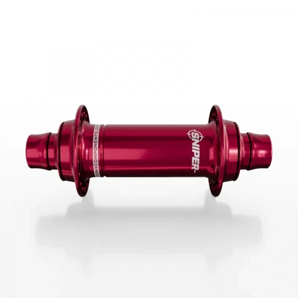 Втулка передняя SD-X Sniper Evo Air (Expert) Front Hub 28H, 10mm, Red