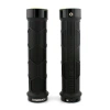 Грипсы RockBros Hexagon 142mm, нескользящие, светоотражающая заглушка, черные