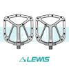 Педали Lewis Ridge алюминиевые, Silver
