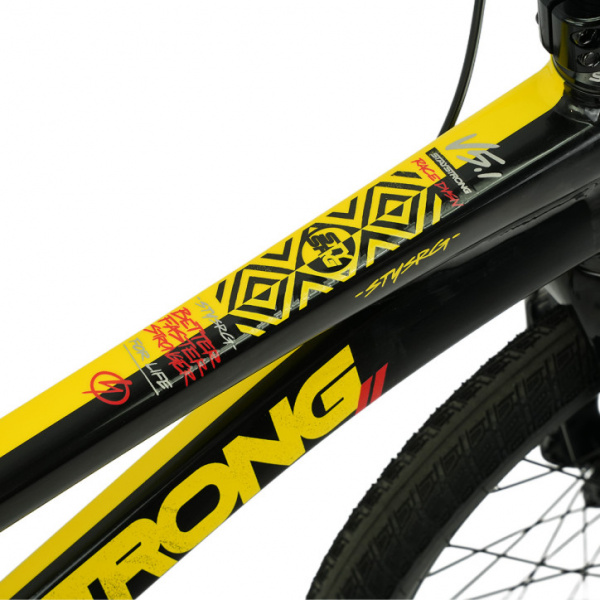 Рама BMX-race StayStrong V5.1 2026 Mini Disc Black/Yellow