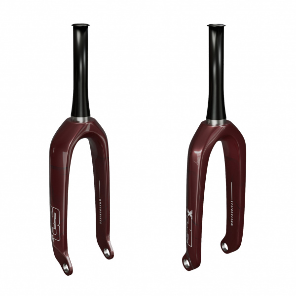 Вилка BMX SD CF1 Carbon Fork Pro 20" Meybo Red/White