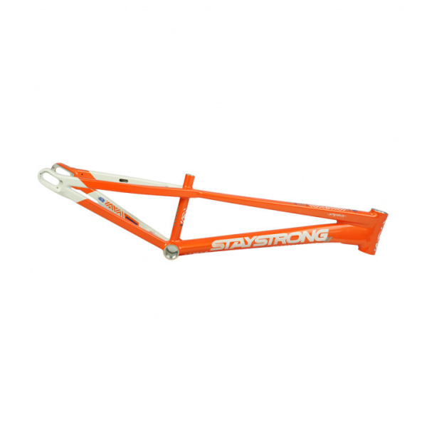 Рама BMX-race StayStrong V5.1 2026 Pro XXXXL Disc Orange/White