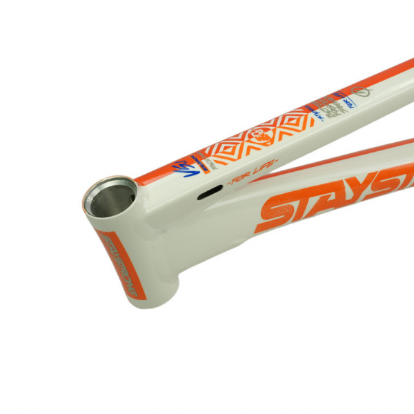 Рама BMX-race StayStrong V5.1 2026 Pro XXXXL Disc Orange/White