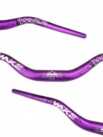 Руль велосипедный 31.8x780x55 Wake Mountain, фиолетовый