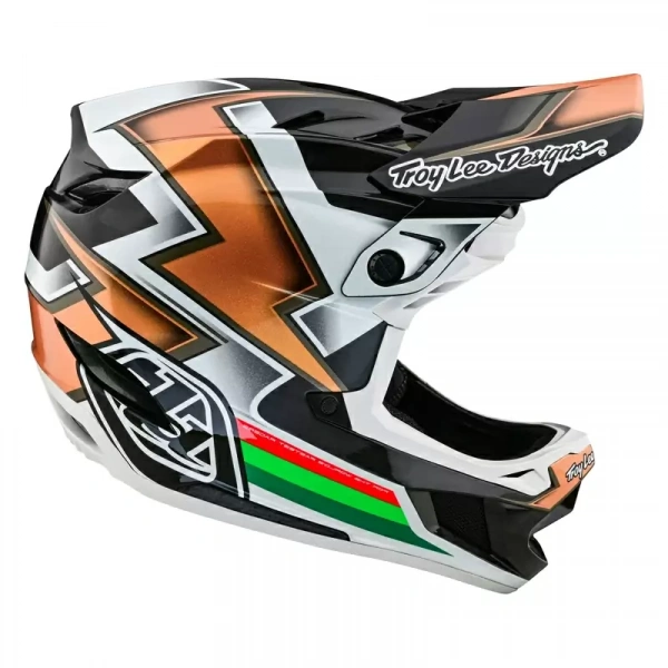 Велошлем Troy Lee Designs D4 CARBON HELMET; BLACK/ORANGE MD