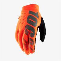 Мотоперчатки 100% Brisker Glove Fluo Orange/Black S