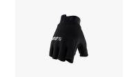 Велоперчатки женские 100% Exceeda Gel Short Finger Womens Glove Black, M, 2022
