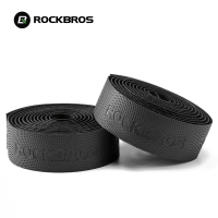 Обмотка руля шоссейного велосипеда RockBros GH-068GP пористый рисунок, чёрная, 200х3см