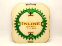 Звезда NW Inline 104 BCD для 10ск, 34T, зелёная