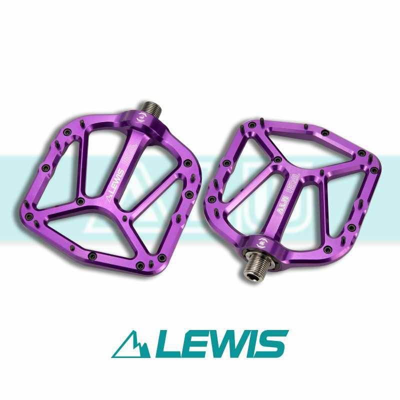 Педали Lewis Ridge алюминиевые, Purple