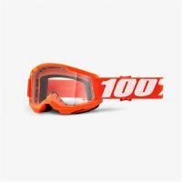 Маска подростковая 100% Strata 2 Youth Goggle Orange / Clear Lens