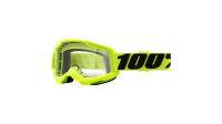 Маска 100% Strata 2 Goggle Fluo Yellow / Clear Lens