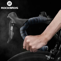 Обмотка руля RockBros Dots Non-Slip Breathable Rubber, чёрная-синяя, 215х3см