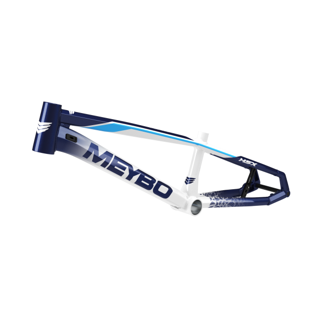 Рама BMX Race Meybo HSX Alloy 2025 Bmx Race Frame Expert XL White/Navy/Blue