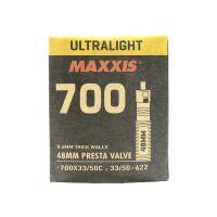 Камера 700x33/50C Maxxis Ultralight 0.6 мм, велониппель 48 мм