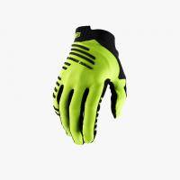 Велоперчатки 100% R-Core Glove Fluo Yellow, XL, 2021