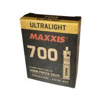 Камера 700x23/32C Maxxis Ultralight 0.6 мм, велониппель 60 мм