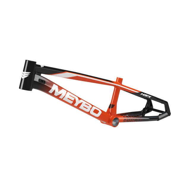 Рама BMX Race Meybo HSX Alloy 2025 Bmx Race Frame Pro 23 Orange/Black/White