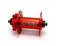 Втулка передняя Energy FH603, 32H, 100х9QR/15mm, красная