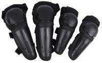 Комплект защиты взрослый Vinca Sport (наколеннники+налокотники), черный, размер М-L