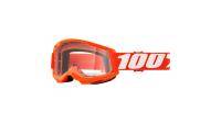 Маска 100% Strata 2 Goggle Orange / Clear Lens