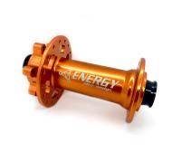 Втулка передняя Energy FH618 Boost, 32H, 110х15mm, оранжевая