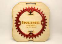 Звезда NW Inline 104 BCD для 10ск, 34T, красная