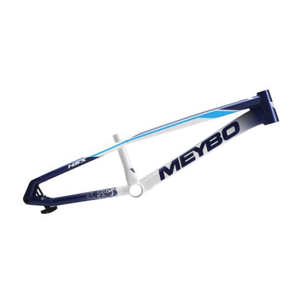 Рама BMX Race Meybo HSX Alloy 2025 Bmx Race Frame Pro 22,5 White/Navy/Blue